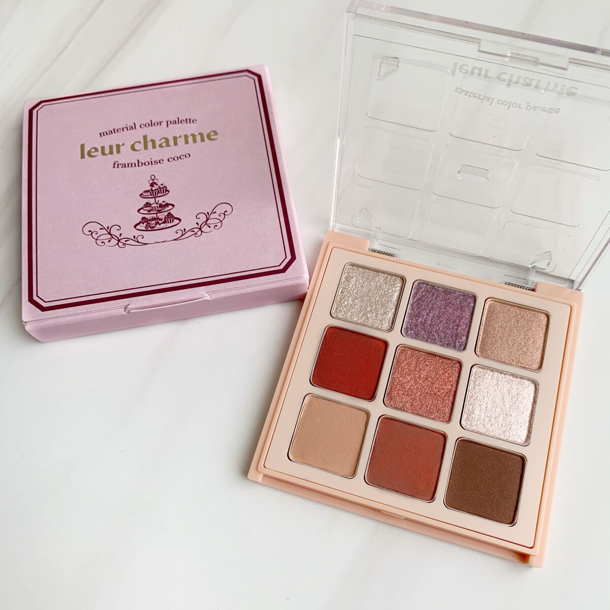 マテリアルカラーパレット/leur charme/アイシャドウパレットを使ったクチコミ(2枚目)