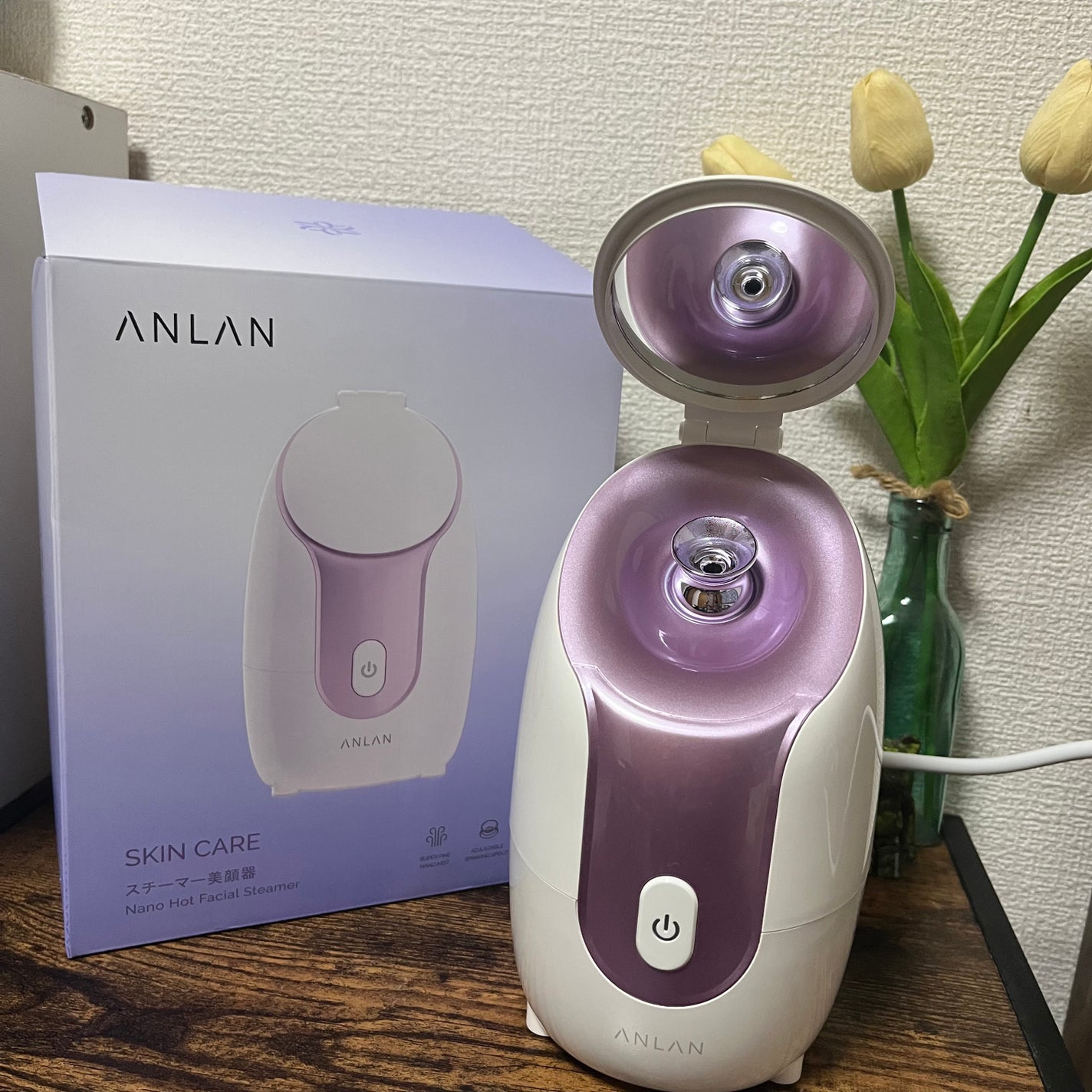 kaori♡ on LIPS 「❥・・┈┈┈┈┈┈┈・・❥・・𝐀𝐍𝐋𝐀𝐍フェイススチーマー美顔..」(1枚目)