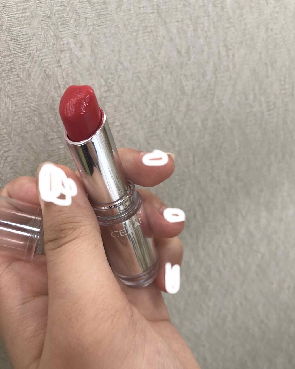 ラスティンググロスリップ/CEZANNE/口紅を使ったクチコミ(2枚目)