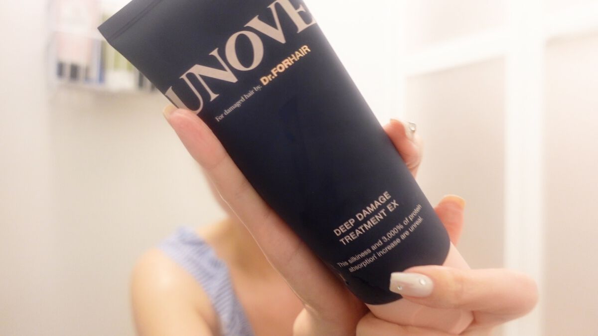 ディープダメージトリートメントEX/UNOVE/洗い流すヘアトリートメントを使ったクチコミ（2枚目）
