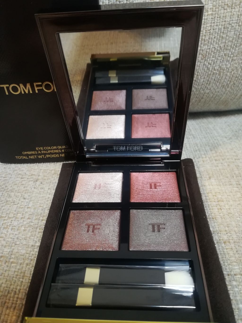 アイ カラー クォード 03A ボディ ヒート/TOM FORD BEAUTY/アイシャドウパレットを使ったクチコミ（1枚目）