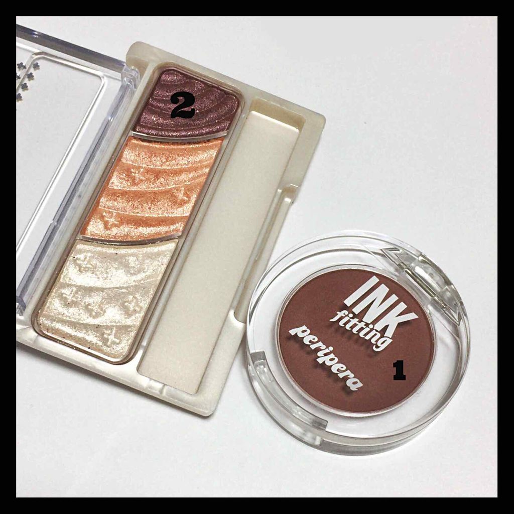 トーンアップアイシャドウ/CEZANNE/アイシャドウパレットを使ったクチコミ（2枚目）