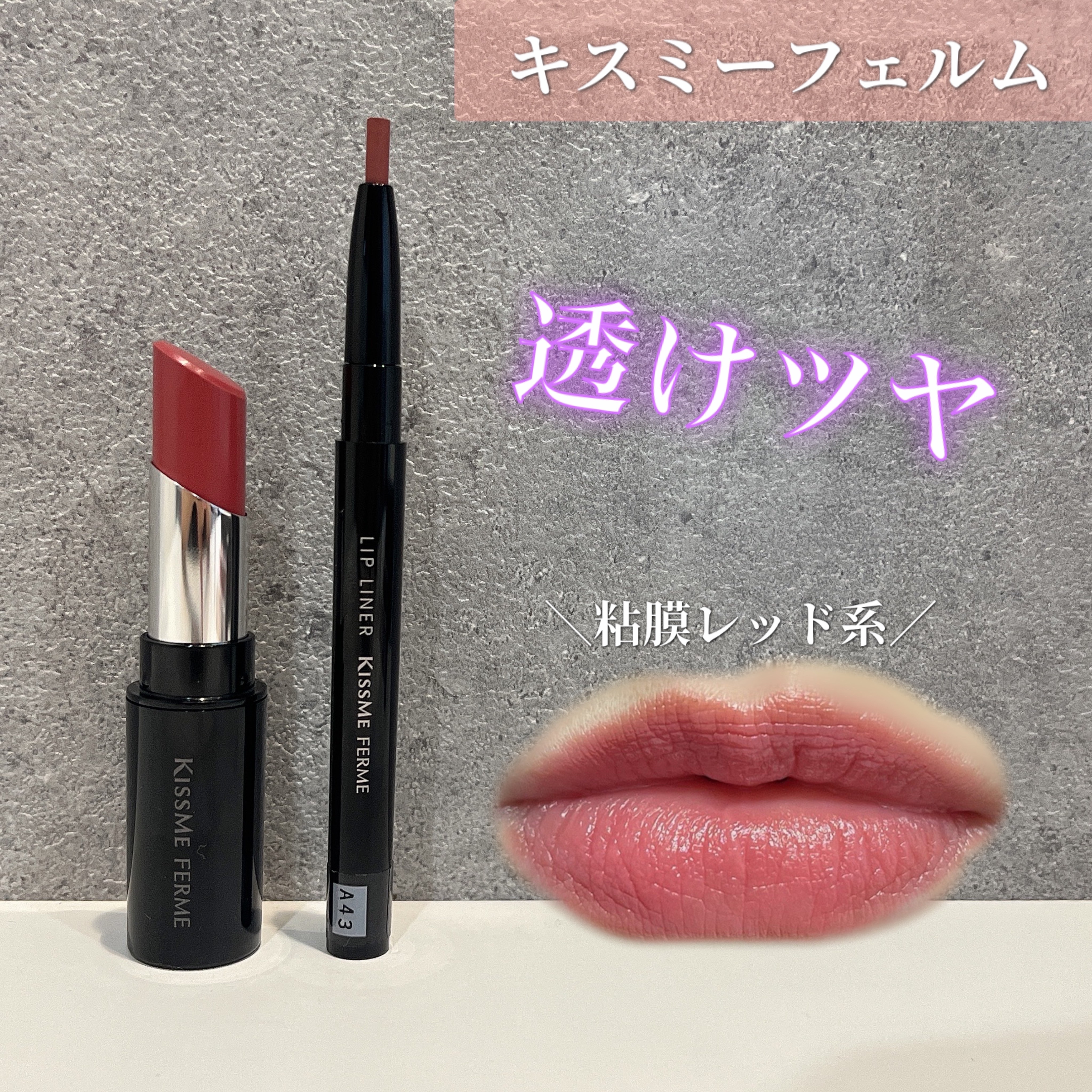 キスミー　フェルム　リップライナーＮ/キスミー フェルム/リップライナーを使ったクチコミ（1枚目）