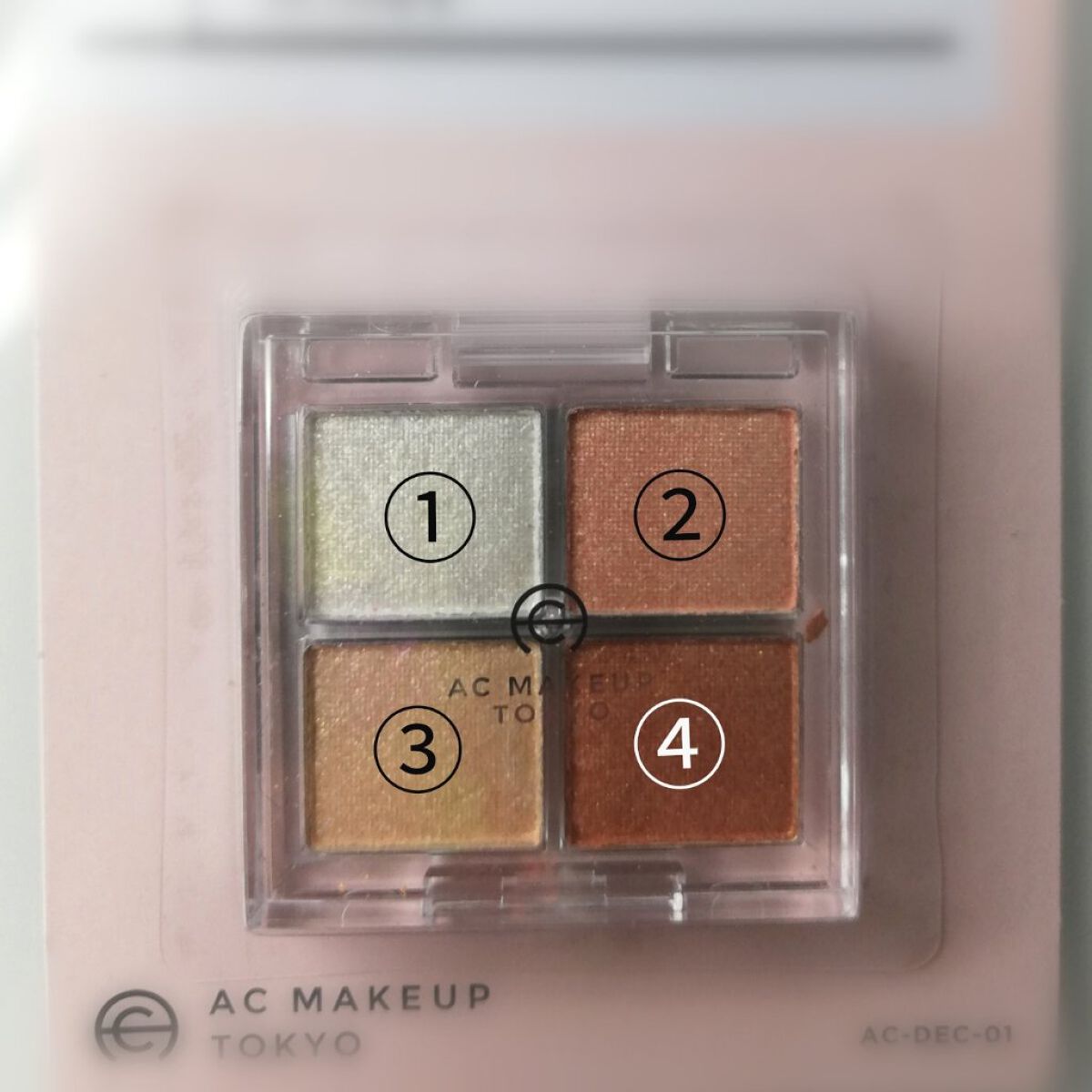 AC ダイヤモンドアイカラー/AC MAKEUP/アイシャドウパレットを使ったクチコミ(2枚目)