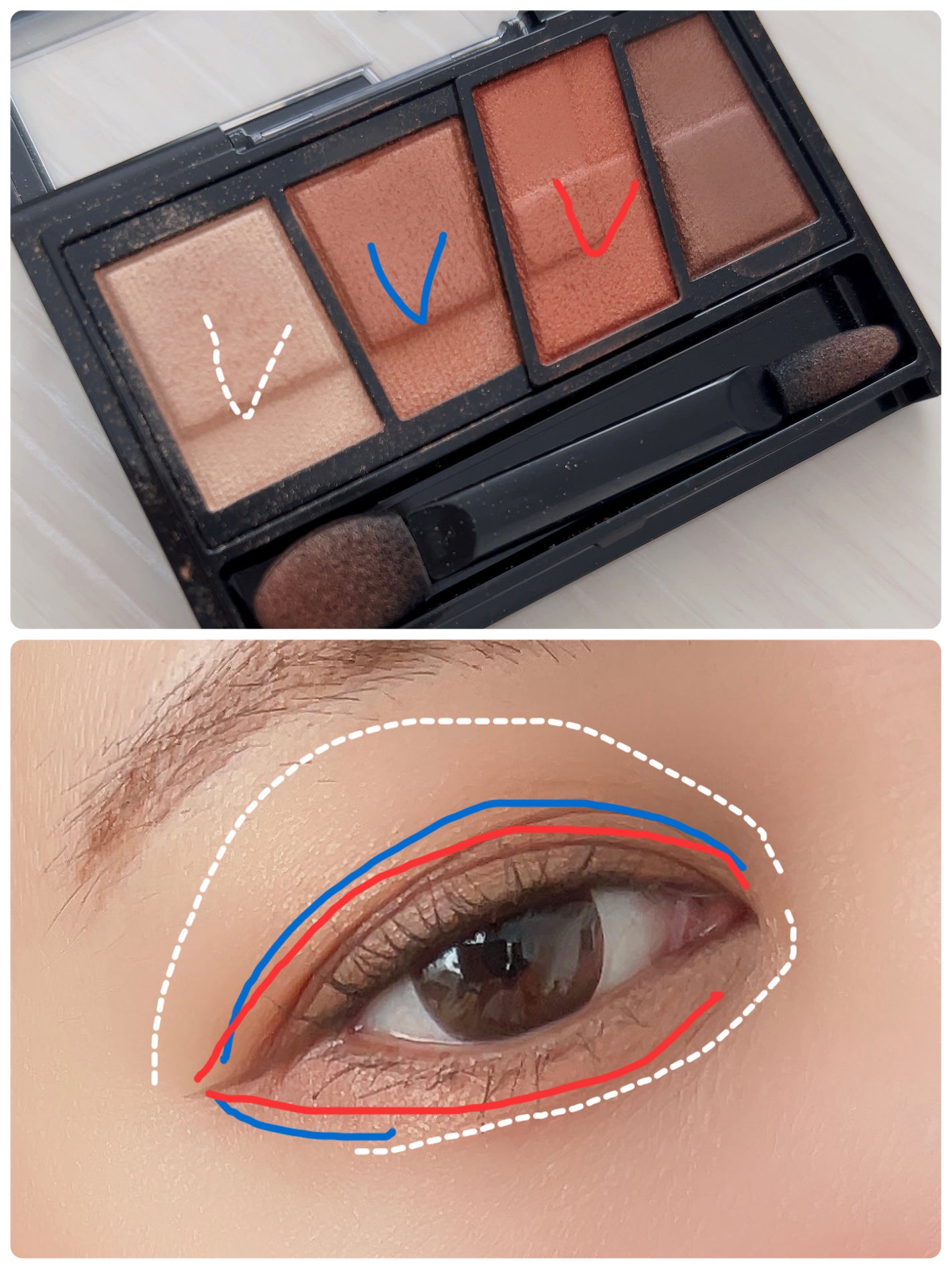 デザイニングブラウンアイズ/KATE/アイシャドウパレットを使ったクチコミ(4枚目)