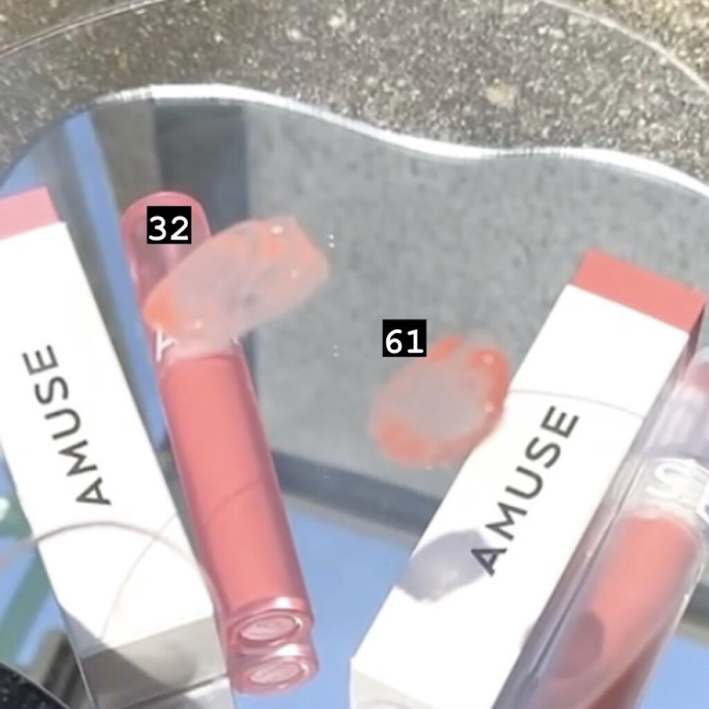 ソフトクリームチーク/AMUSE/リキッドチークを使ったクチコミ（2枚目）