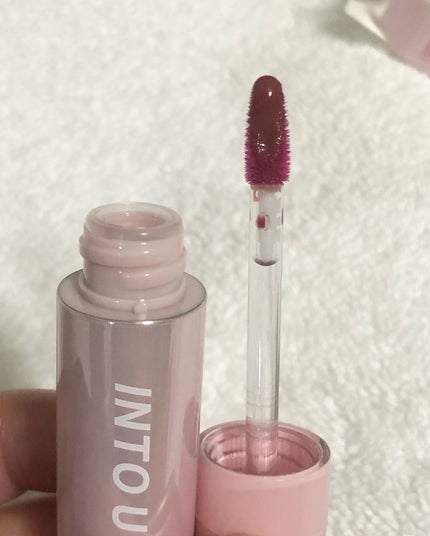 ジューシーパンピンググロス/INTO U/リップグロスを使ったクチコミ(7枚目)