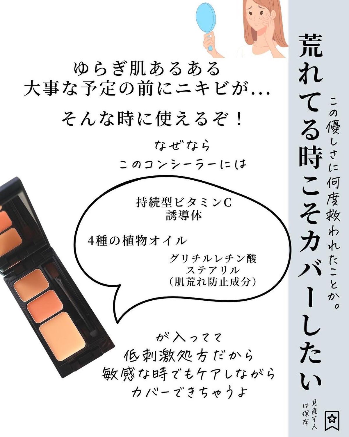 ミネラルコンシーラーパレット/エトヴォス/パレットコンシーラーを使ったクチコミ(5枚目)