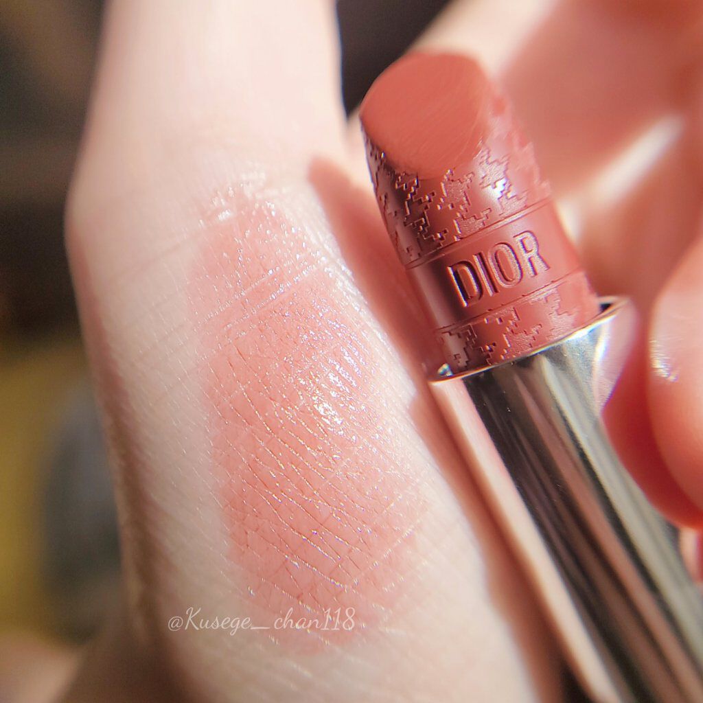 ルージュ ディオール バーム 728 ニュ ローズ サテン <ニュー ルック エディション>（生産終了）/Dior/リップバームを使ったクチコミ（3枚目）