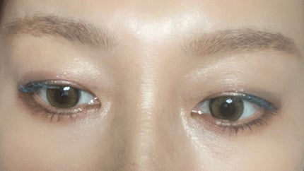 グリッターインパクトライナー/Visée/リキッドアイライナーを使ったクチコミ(2枚目)