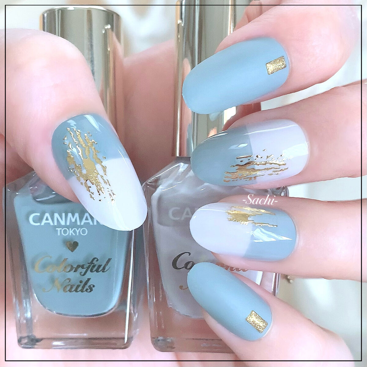 カラフルネイルズ N46 クラウディスカイ/キャンメイク/マニキュアを使ったクチコミ（1枚目）