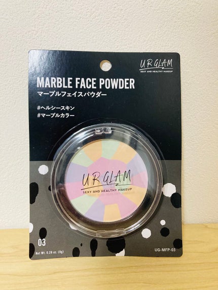 UR GLAM MARBLE FACE POWDER/U R GLAM/プレストパウダーを使ったクチコミ(1枚目)