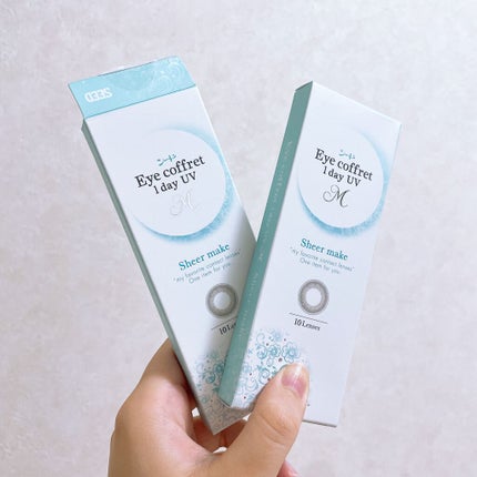 アイコフレ ワンデー UV M/シード/ワンデー(1DAY)カラコンを使ったクチコミ(2枚目)