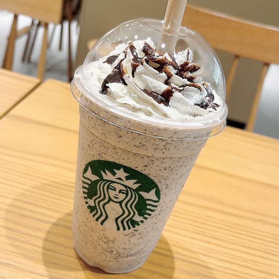 バニラクリームプラペチーノ/スターバックス/ドリンクを使ったクチコミ（1枚目）