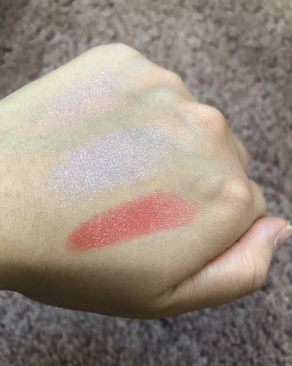 シャイニーシャドウ N/excel/単色アイシャドウを使ったクチコミ(2枚目)