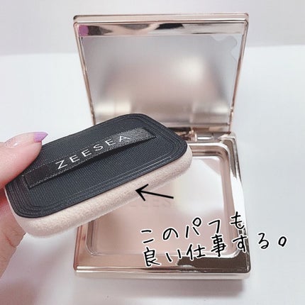 メタバースピンクシリーズ アストロダスト サワヤカシルキーパウダーファンデーション/ZEESEA/パウダーファンデーションを使ったクチコミ(3枚目)