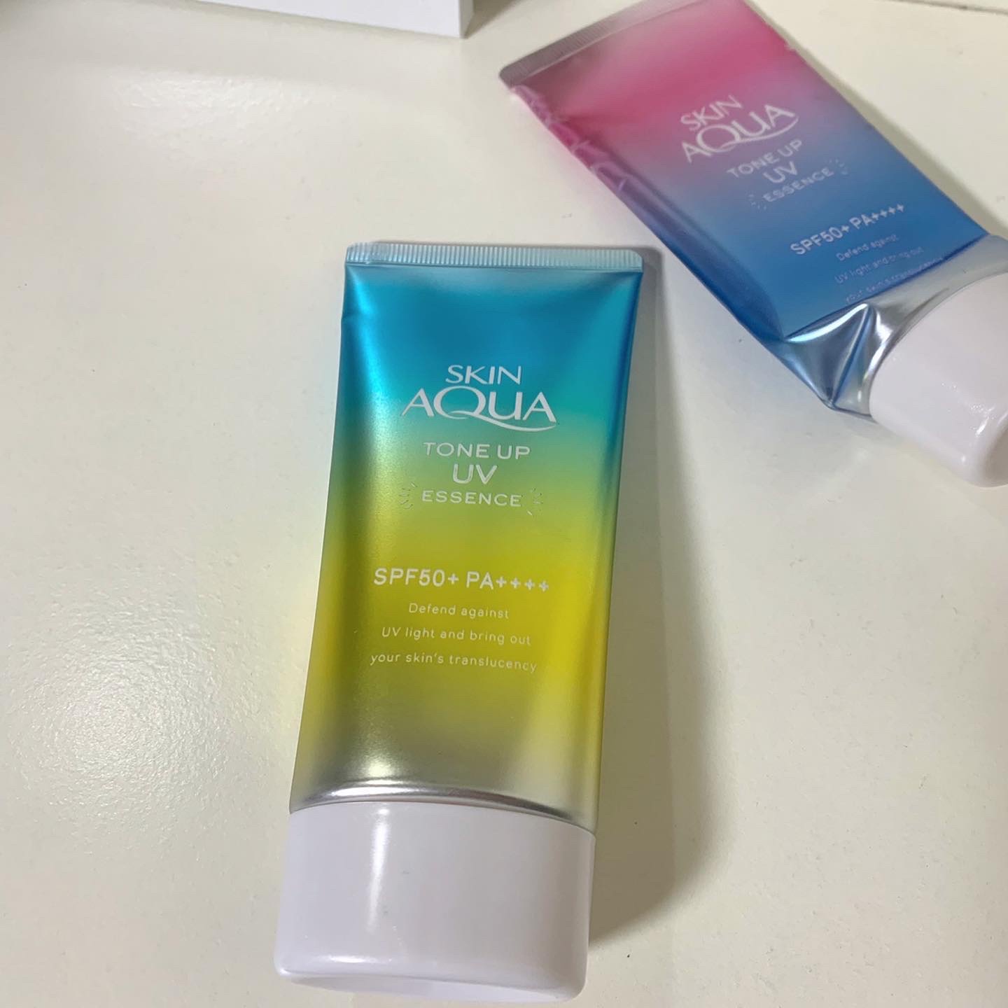 スキンアクア トーンアップUVエッセンス/スキンアクア/日焼け止めクリームを使ったクチコミ（1枚目）