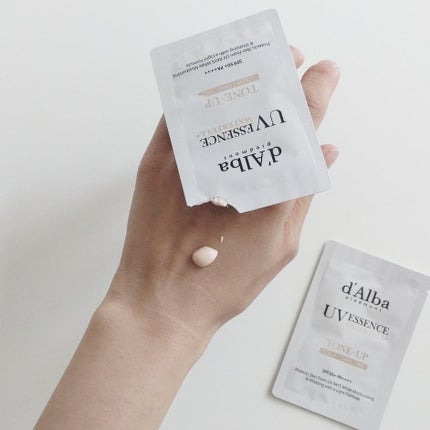 ウォータフルトーンアップサンクリーム/ダルバ/日焼け止めクリームを使ったクチコミ(2枚目)