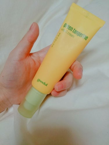 グーダルVクリーム(goodal GREEN TANGERINE V CREAM SET)/goodal/フェイスクリームを使ったクチコミ（3枚目）