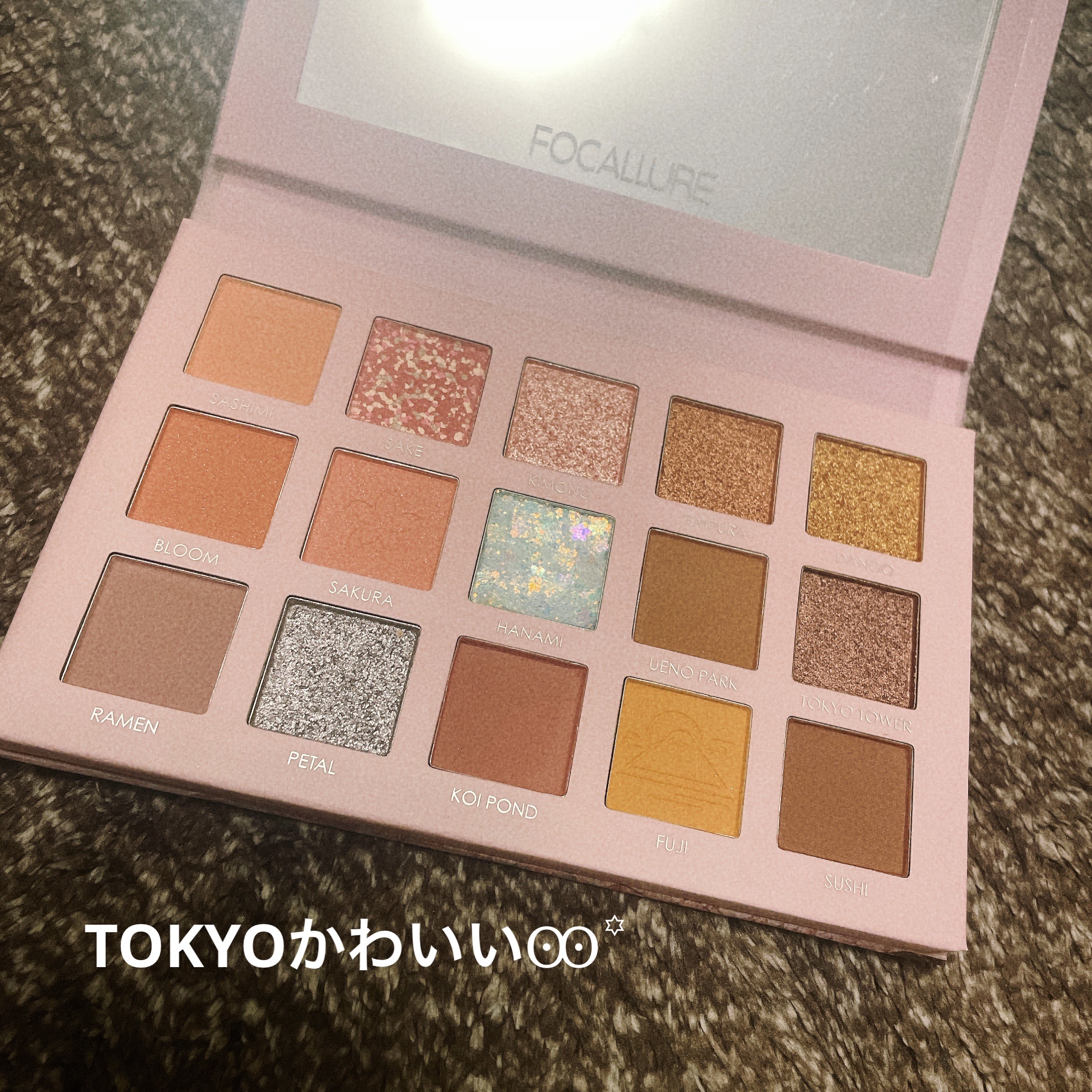 GO TRAVEL 15色アイシャドウパレット 09 西安(hi Xi'an)/FOCALLURE/アイシャドウパレットを使ったクチコミ（2枚目）