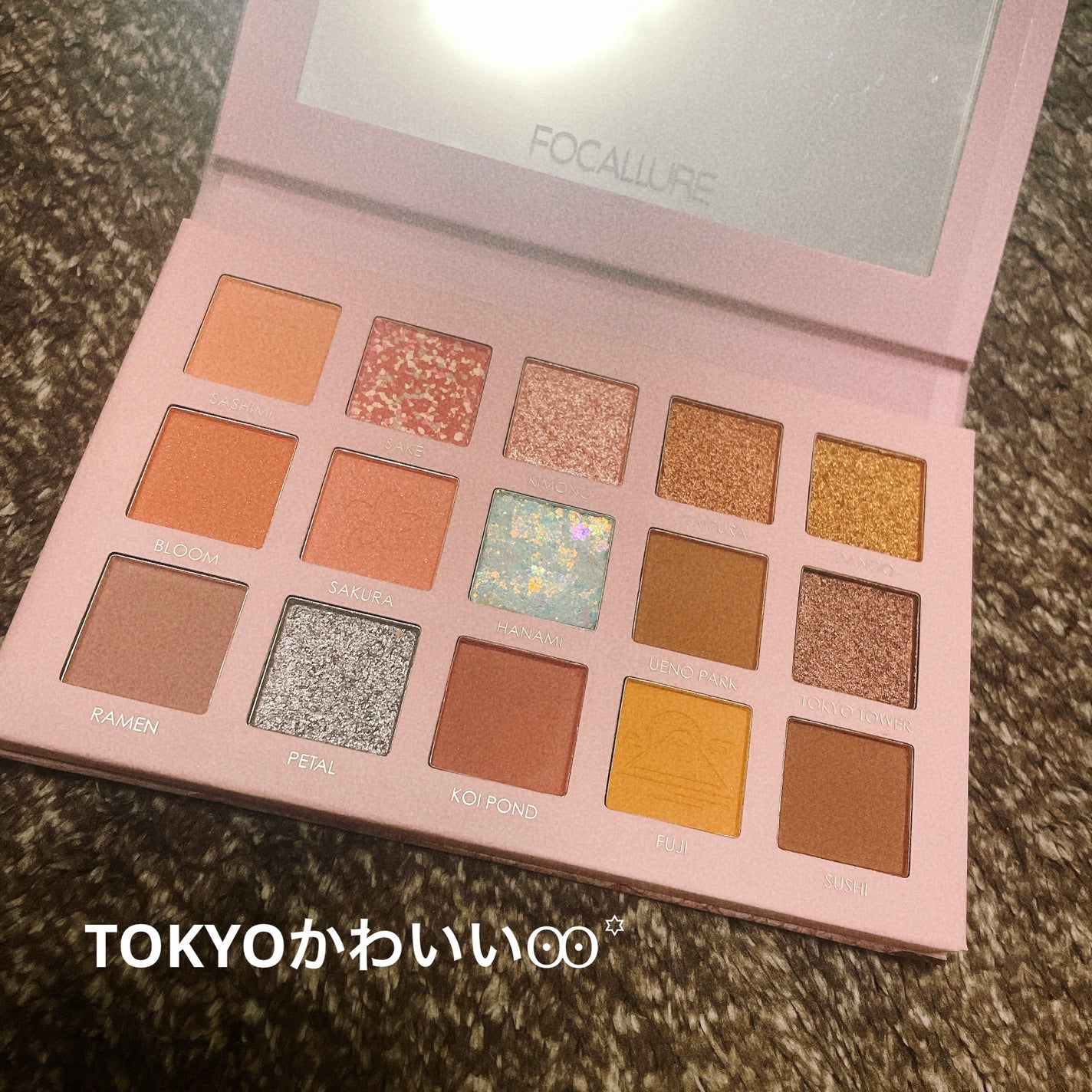 GO TRAVEL 15色アイシャドウパレット/FOCALLURE/アイシャドウパレットを使ったクチコミ(2枚目)