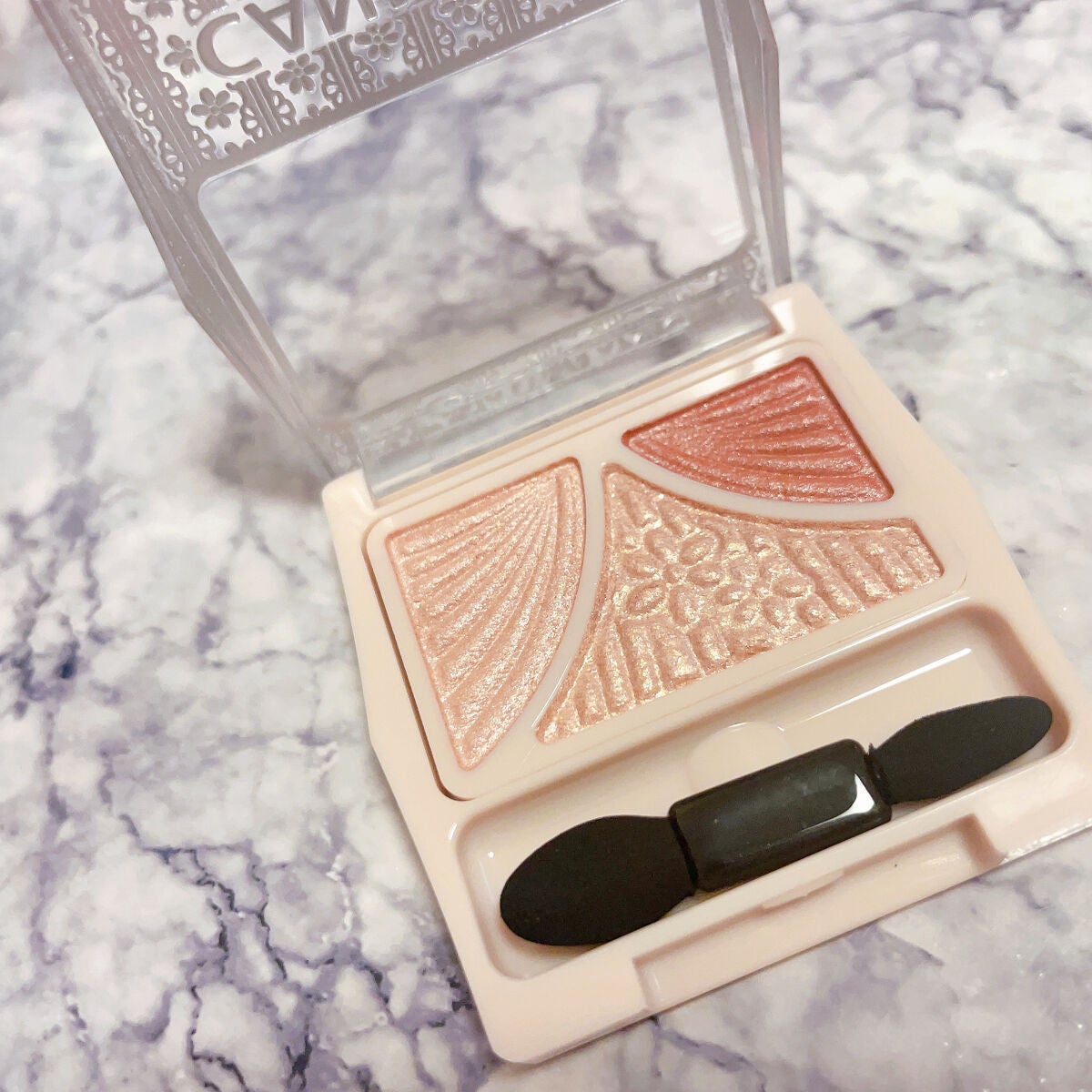 ジューシーピュアアイズ/キャンメイク/アイシャドウパレットを使ったクチコミ(2枚目)