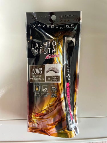 ラッシュニスタ オイリシャス 02 ブラウンブラック/MAYBELLINE NEW YORK/マスカラを使ったクチコミ（1枚目）