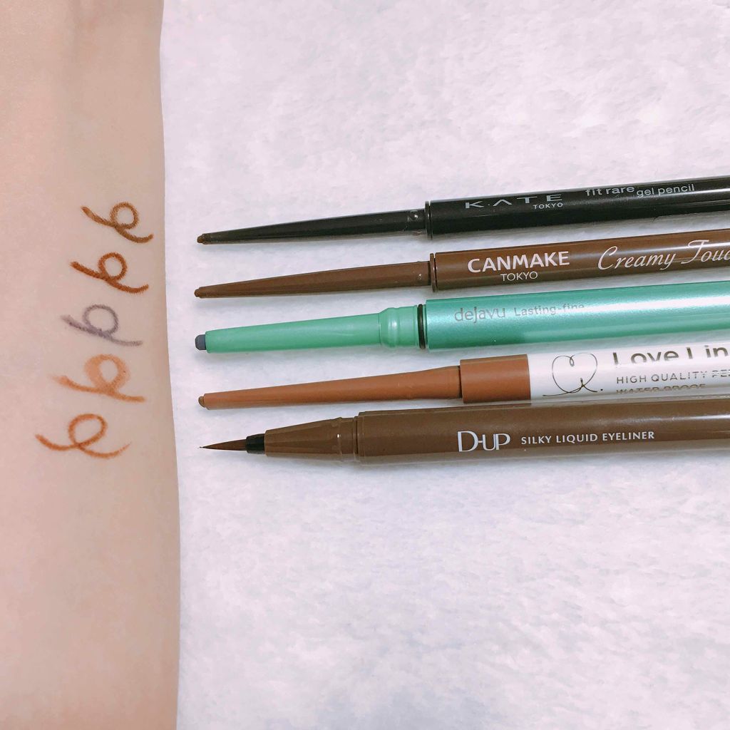 レアフィットジェルペンシル/KATE/ジェルアイライナーを使ったクチコミ（2枚目）