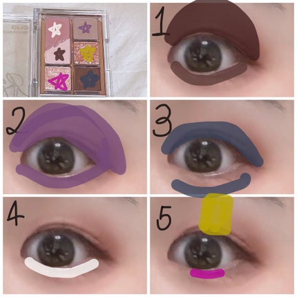 プロ アイパレット ミニ/CLIO/アイシャドウパレットを使ったクチコミ(5枚目)