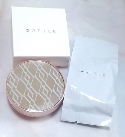WATTLEクッションファンデーション/WATTLE/クッションファンデーションを使ったクチコミ(1枚目)