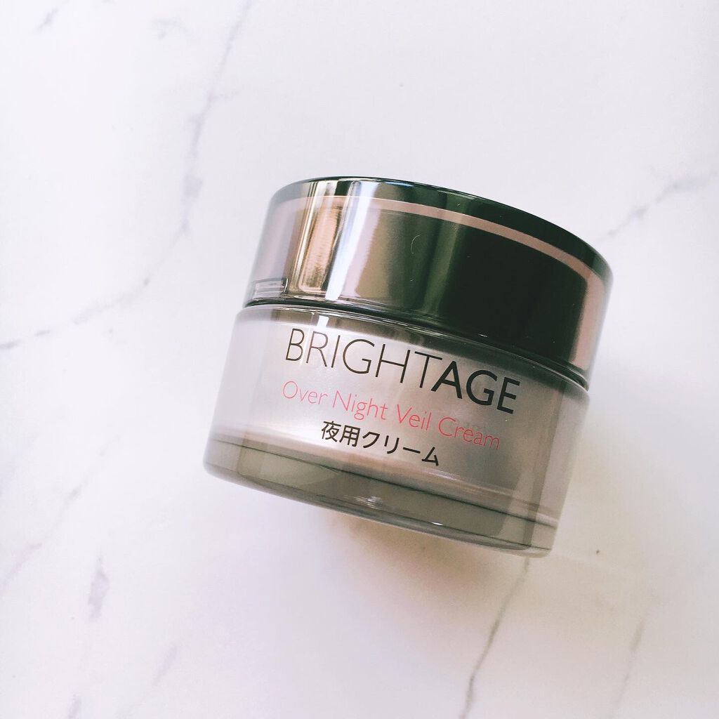 オーバーナイト ヴェールクリーム/BRIGHTAGE/フェイスクリームを使ったクチコミ(1枚目)
