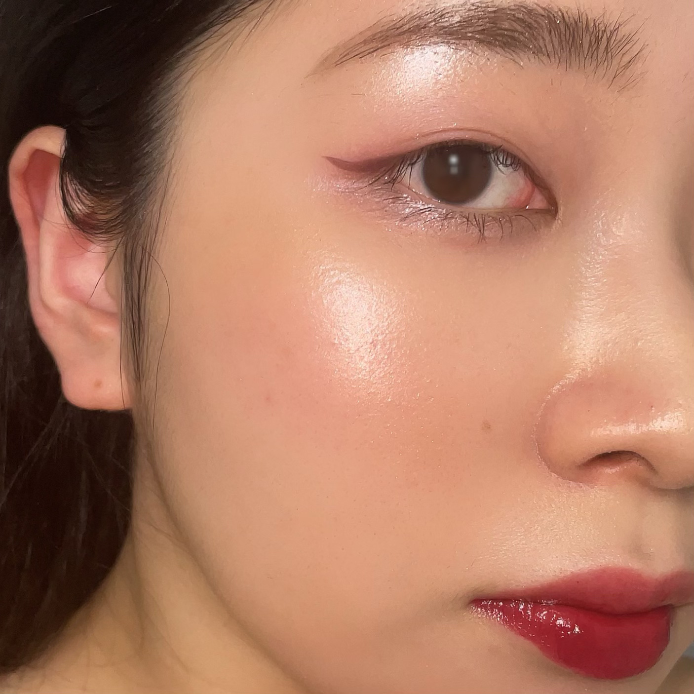 ラスティング フィニッシュ クリーミィモイスト リップスティック 010 可憐なパープルで魅せるプラムパープル/リンメル ロンドン/口紅を使ったクチコミ（2枚目）