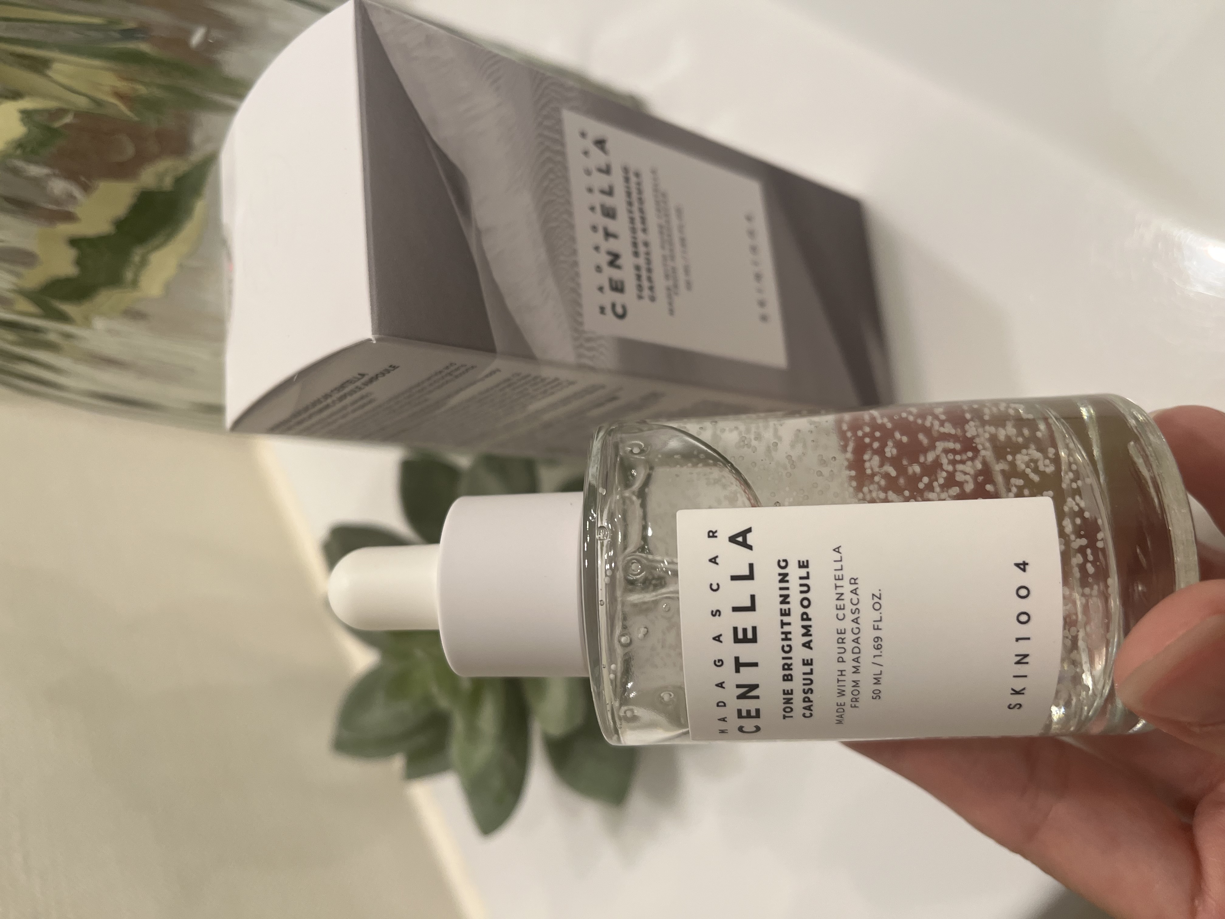 トーンブライトニング カプセルアンプル/SKIN1004/美容液を使ったクチコミ（3枚目）