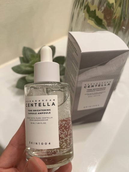 トーンブライトニング カプセルアンプル/SKIN1004/美容液を使ったクチコミ(3枚目)