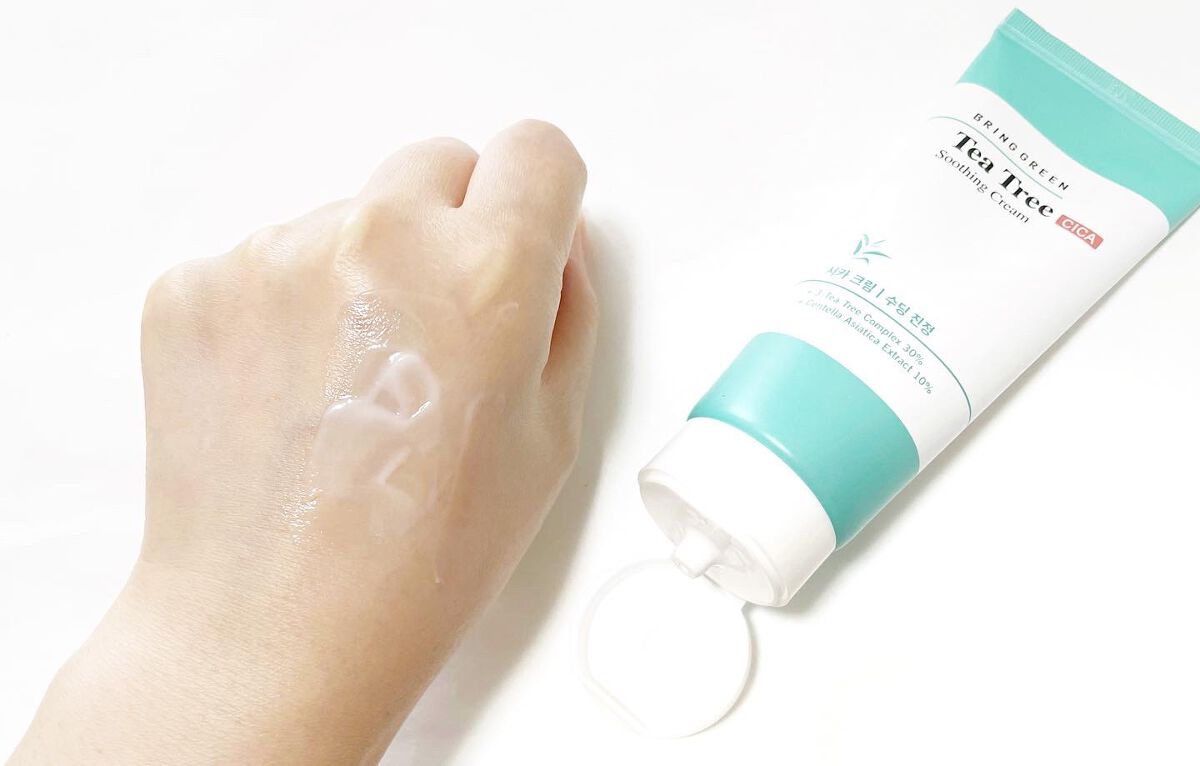 ティーツリーシカスージングクリーム/BRING GREEN/フェイスクリームを使ったクチコミ(4枚目)