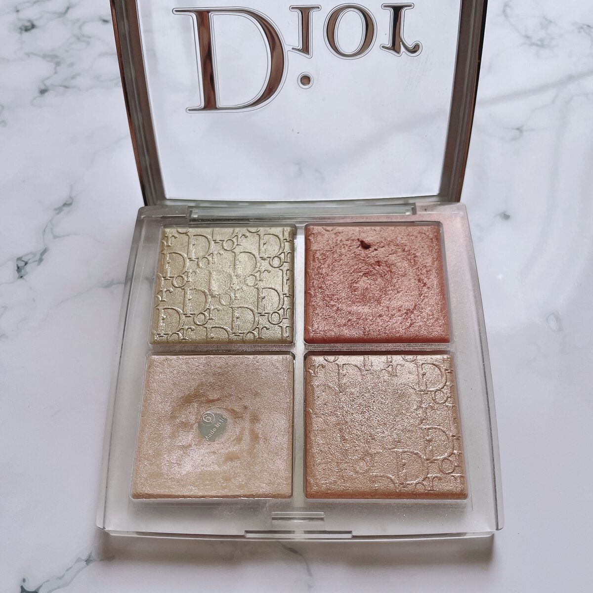 ディオール バックステージ フェイス グロウ パレット/Dior/ハイライトを使ったクチコミ（2枚目）