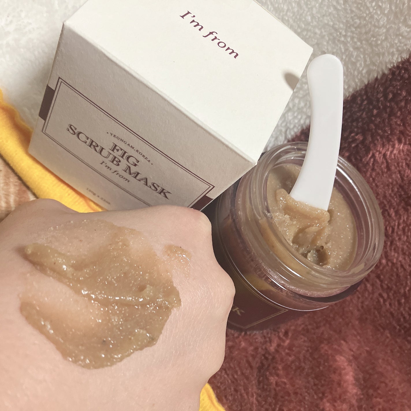 フィグスクラブマスク/I'm from/スクラブ・ゴマージュを使ったクチコミ(2枚目)