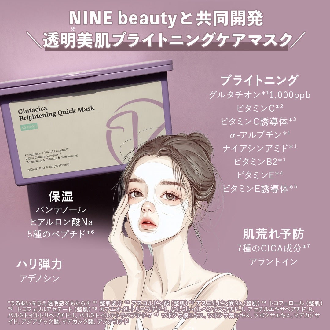 グルタシカ ブライトニングクイックマスク/Dr.Viuum/シートマスク・パックを使ったクチコミ(2枚目)