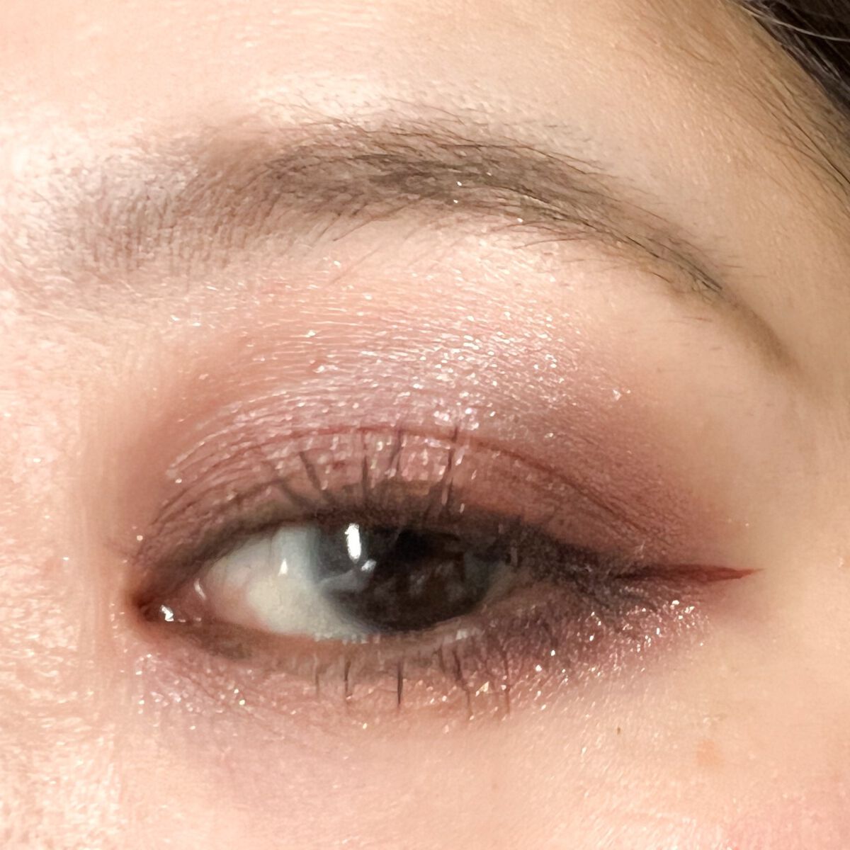 アディクション ザ アイシャドウ スパークル 019SP Red Jujube/ADDICTION/単色アイシャドウを使ったクチコミ（3枚目）