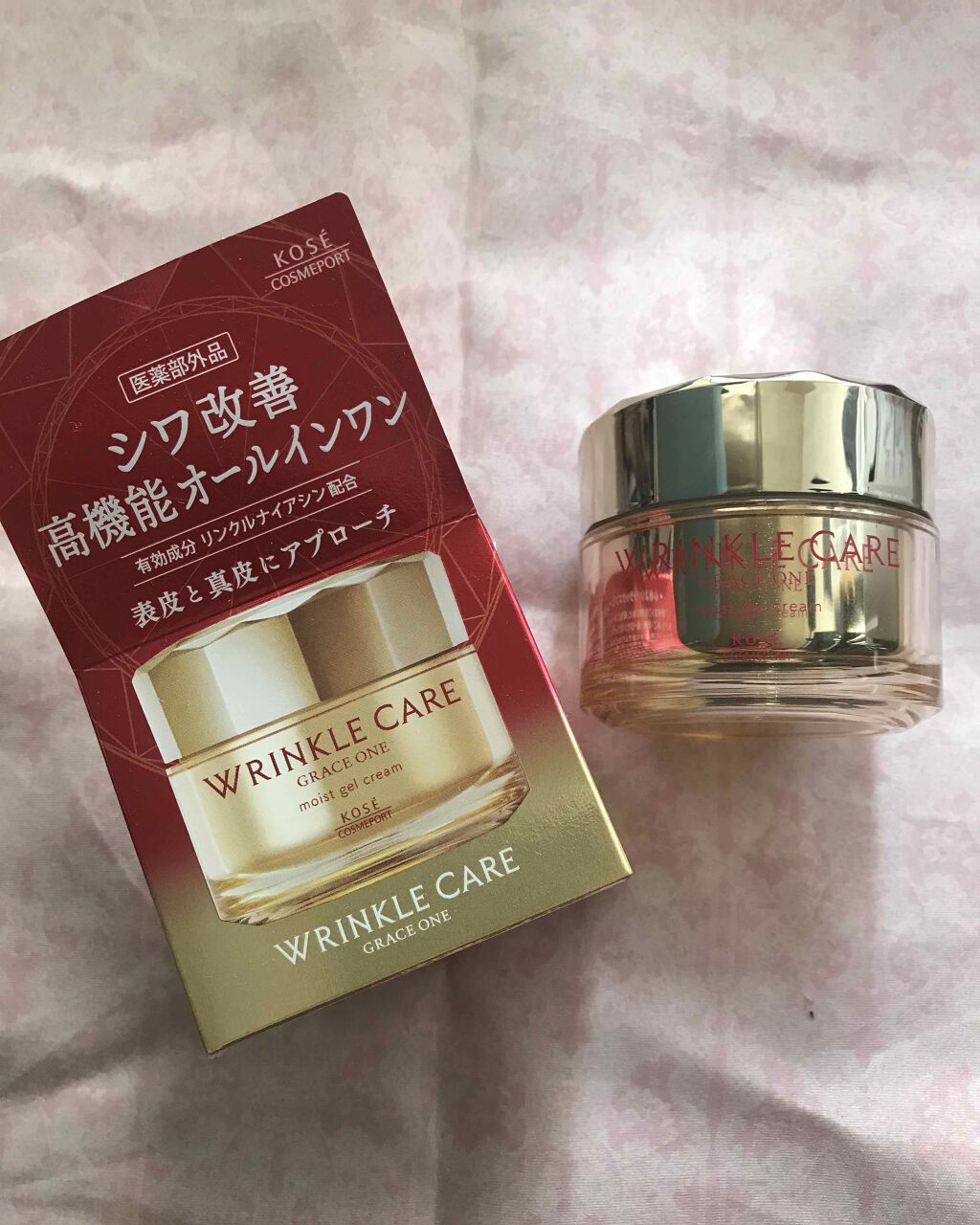 リンクルケア モイストジェルクリーム/グレイスワン/オールインワン化粧品を使ったクチコミ（1枚目）