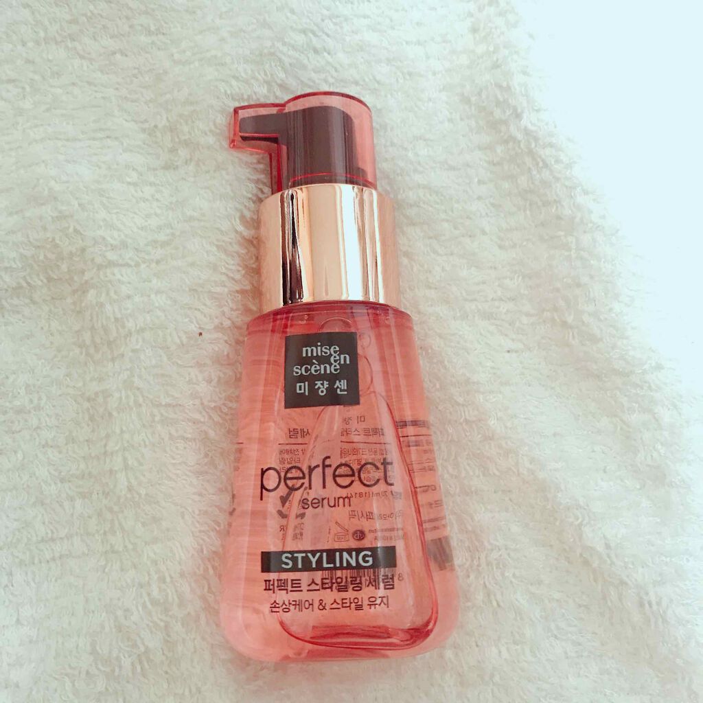 スタイリングセラム/miseenscene/ヘアオイルを使ったクチコミ(1枚目)