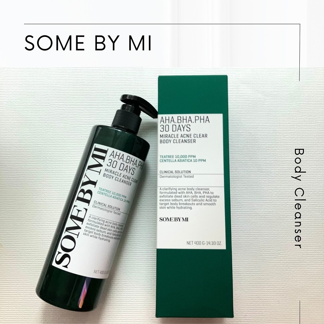 AHA·BHA·PHA 30デイズミラクルアクネボディクレンザー/SOME BY MI/ボディソープを使ったクチコミ（1枚目）