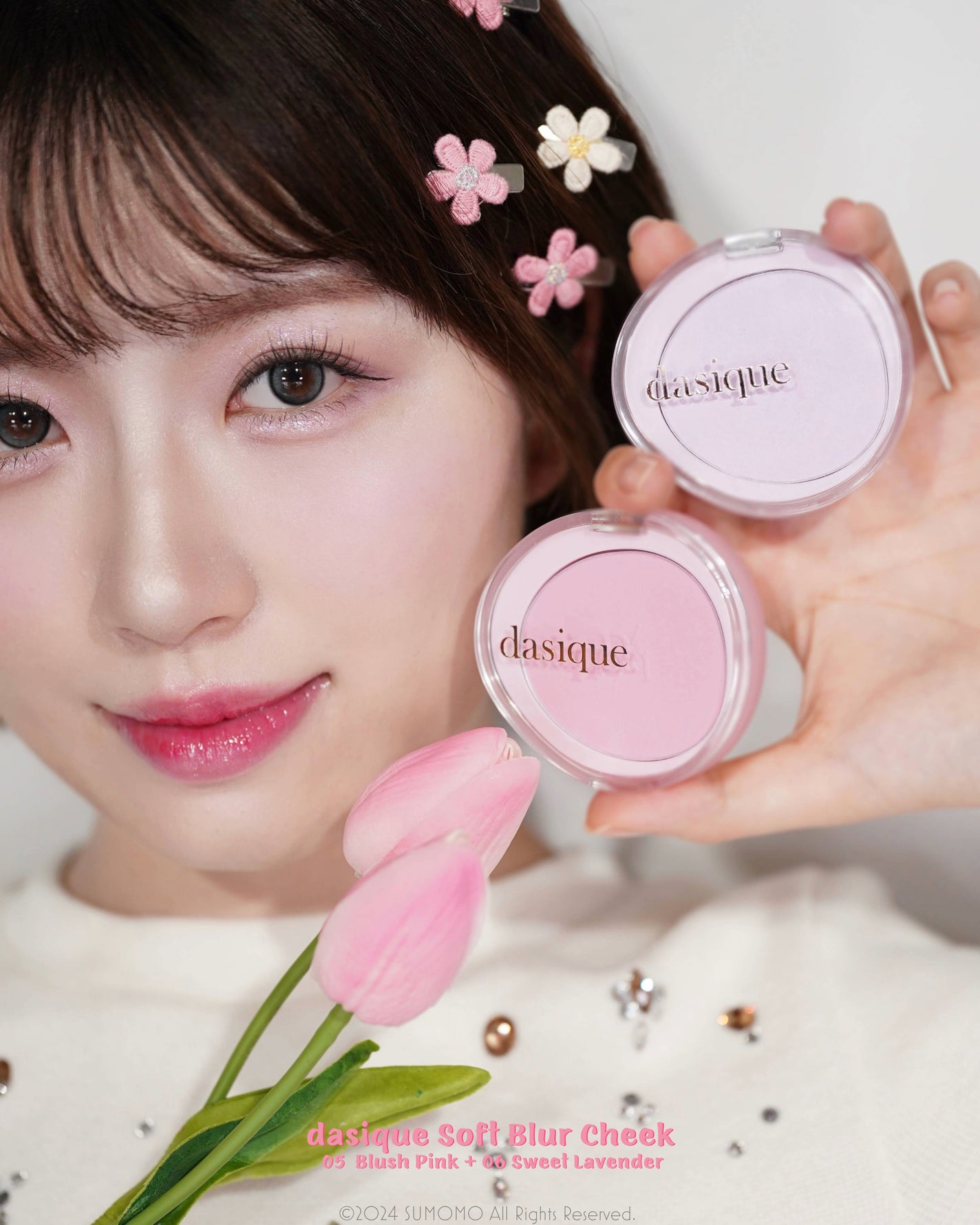 ソフトブラーチーク/dasique/パウダーチークを使ったクチコミ(10枚目)