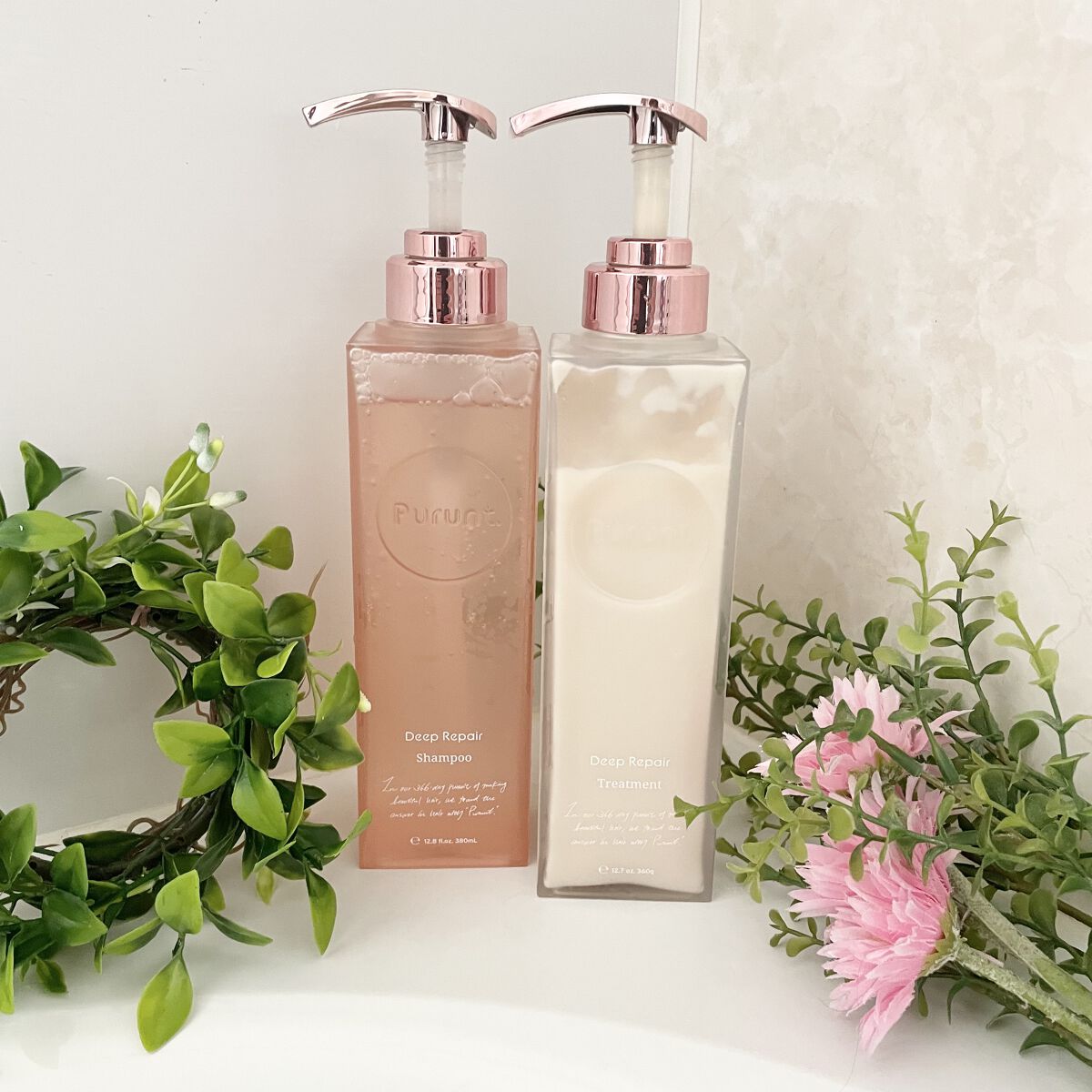 プルント ディープリペア美容液シャンプー／トリートメント/Purunt./市販シャンプーを使ったクチコミ（1枚目）
