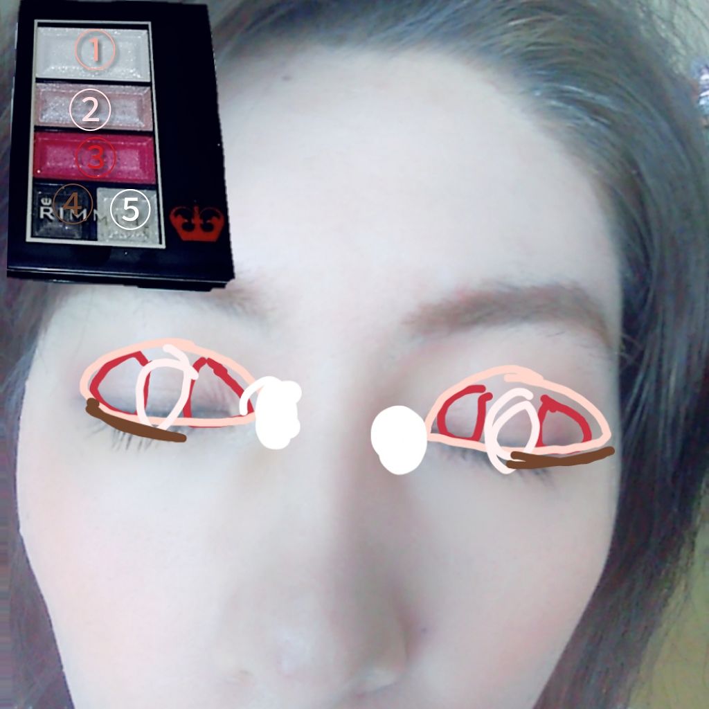 ショコラスウィート アイズ/リンメル ロンドン/アイシャドウパレットを使ったクチコミ（2枚目）