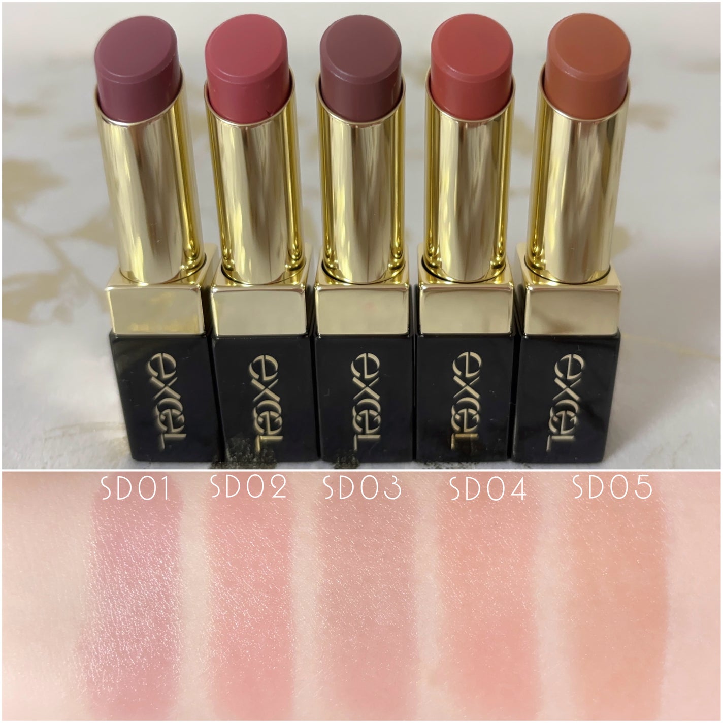 リップステディ/excel/口紅を使ったクチコミ(2枚目)