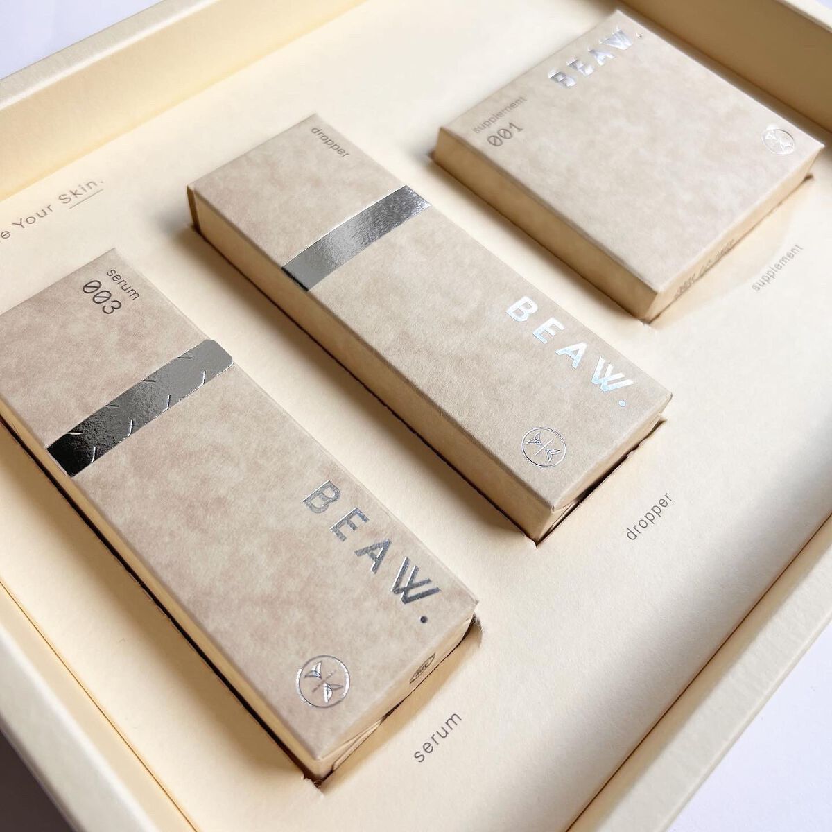 スターターBOX/BEAW./スキンケアキットを使ったクチコミ（1枚目）