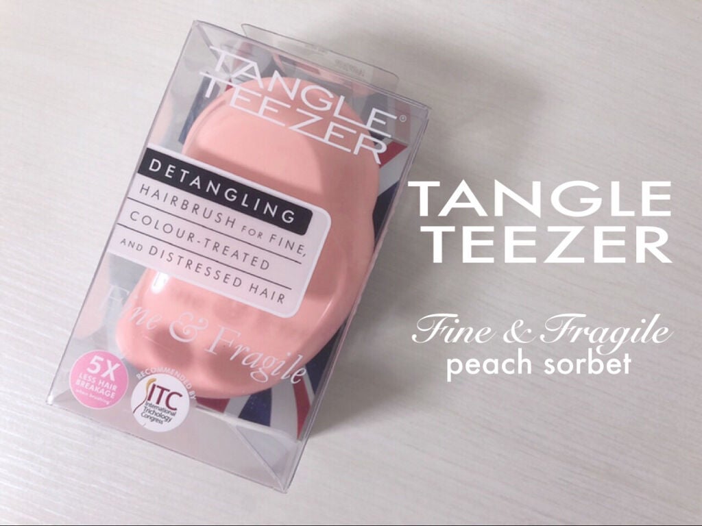 ザ・オリジナル ソフト&ダメージ/TANGLE TEEZER/ヘアブラシを使ったクチコミ(1枚目)