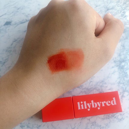 ムードライアー ベルベットティント/lilybyred/リップティントを使ったクチコミ(2枚目)