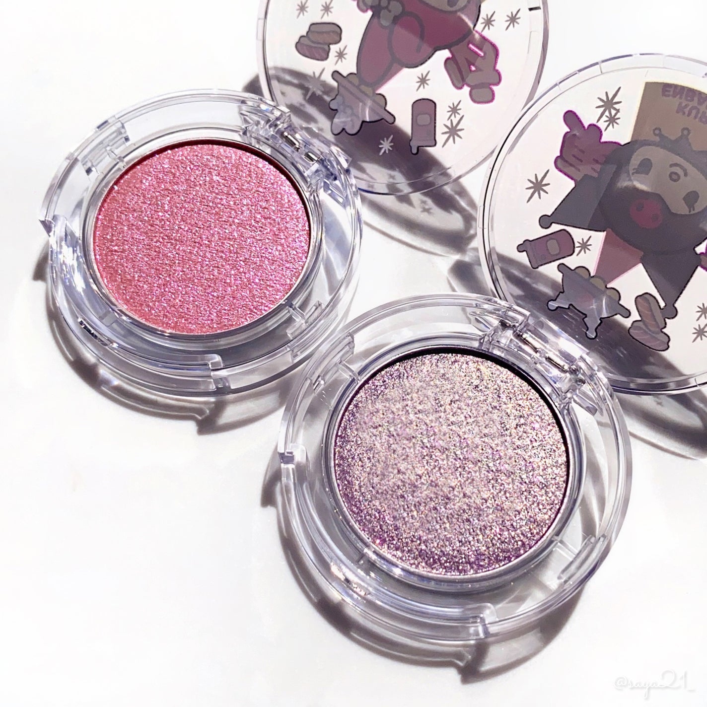 マルチグリッターカラー/ENBAN TOKYO/単色アイシャドウを使ったクチコミ(5枚目)